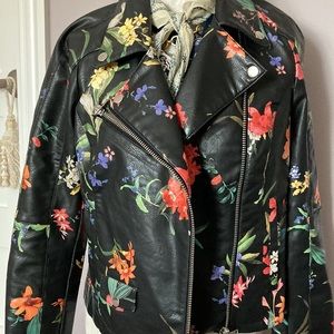 Patrizia Luca Vegan Leather Motorcycle Jacket